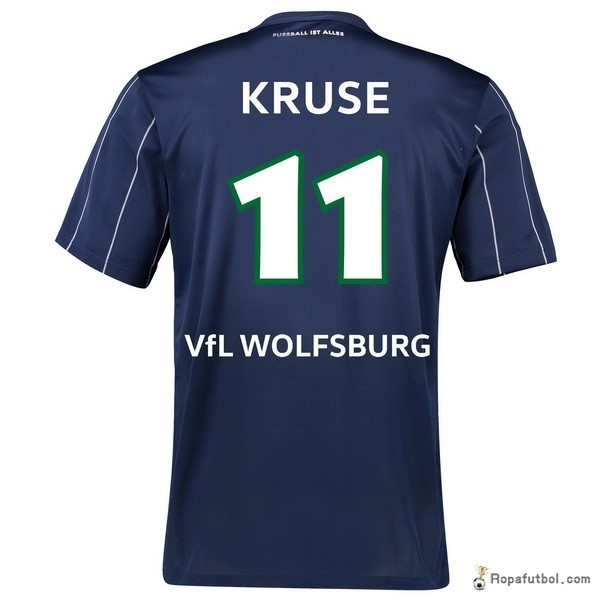 Camiseta VfL Wolfsburgo Replica Tercera Ropa Kruse 2016/17 Azul